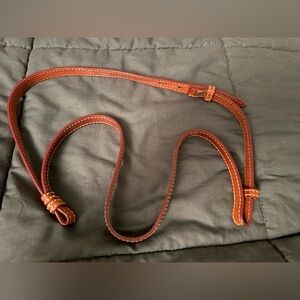 Dooney and Bourke brown leather belt strap for purse